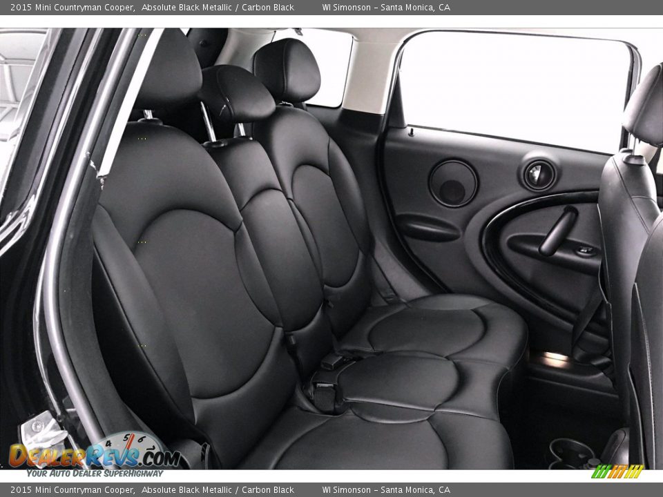 2015 Mini Countryman Cooper Absolute Black Metallic / Carbon Black Photo #13