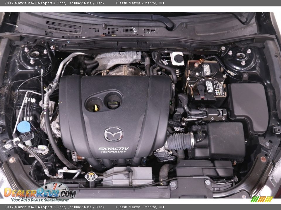 2017 Mazda MAZDA3 Sport 4 Door Jet Black Mica / Black Photo #21