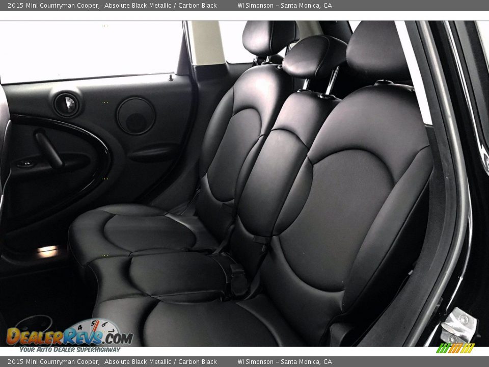 2015 Mini Countryman Cooper Absolute Black Metallic / Carbon Black Photo #15