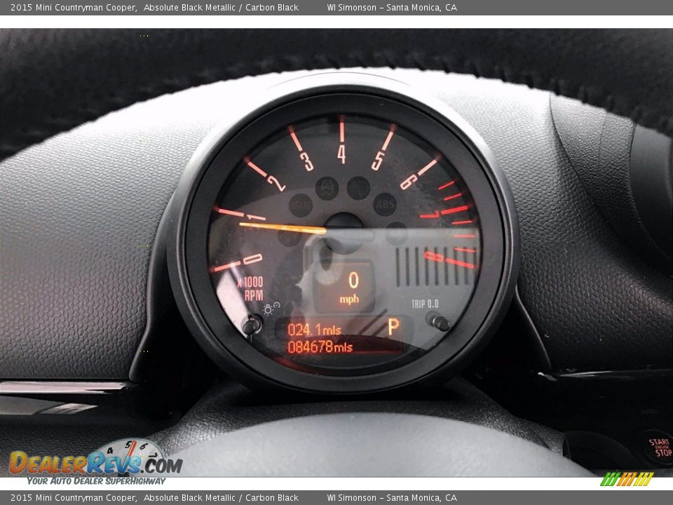 2015 Mini Countryman Cooper Absolute Black Metallic / Carbon Black Photo #20