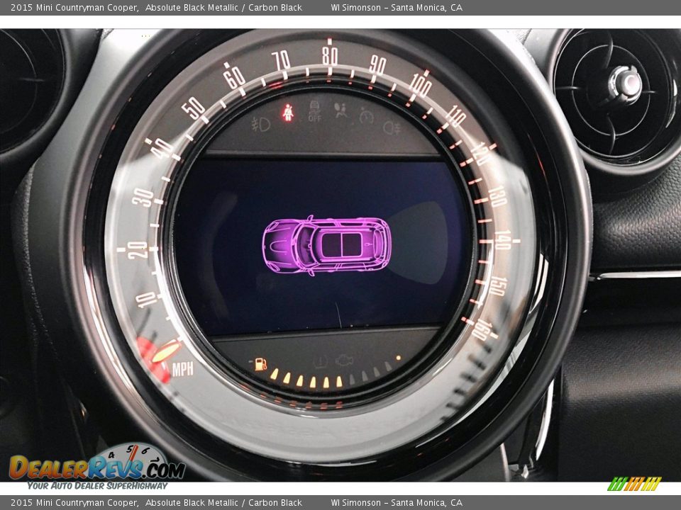 2015 Mini Countryman Cooper Absolute Black Metallic / Carbon Black Photo #21