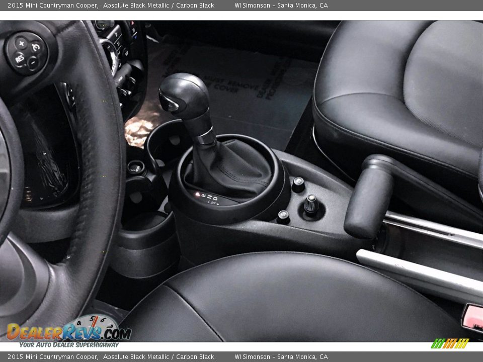 2015 Mini Countryman Cooper Absolute Black Metallic / Carbon Black Photo #23