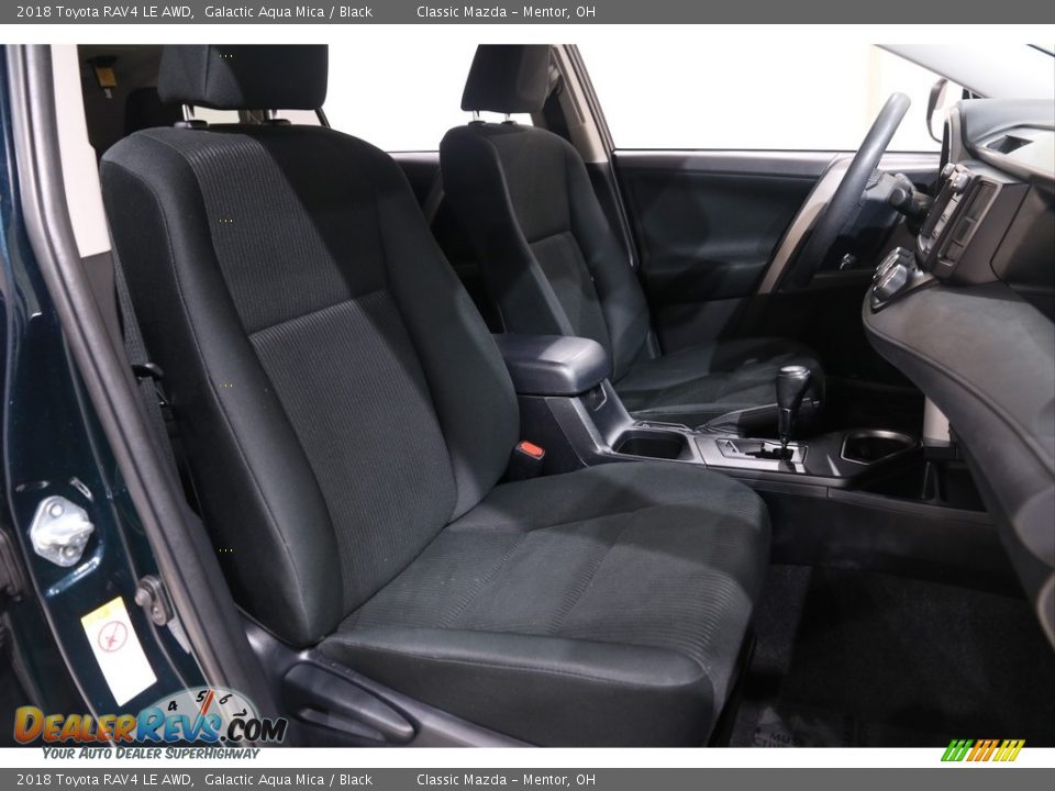 2018 Toyota RAV4 LE AWD Galactic Aqua Mica / Black Photo #14
