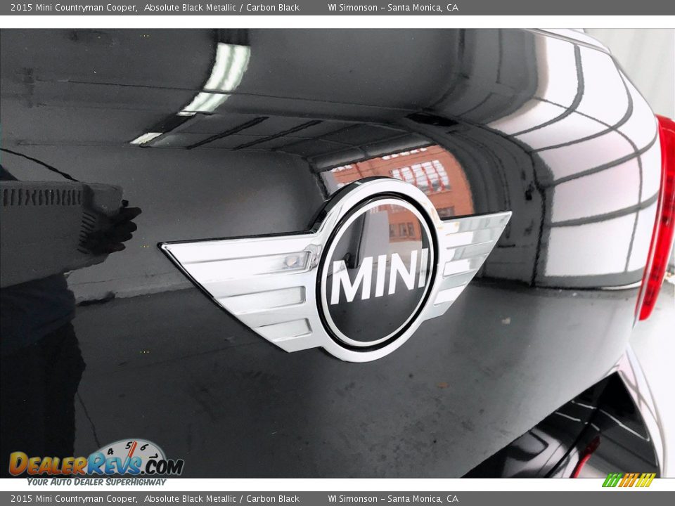 2015 Mini Countryman Cooper Absolute Black Metallic / Carbon Black Photo #27