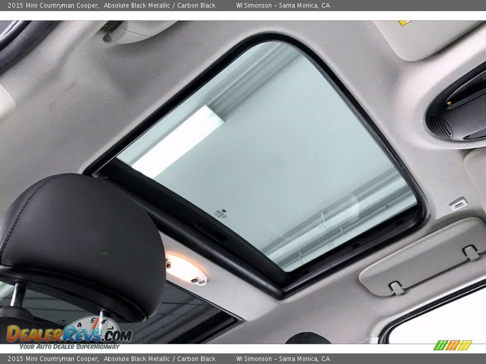 2015 Mini Countryman Cooper Absolute Black Metallic / Carbon Black Photo #29