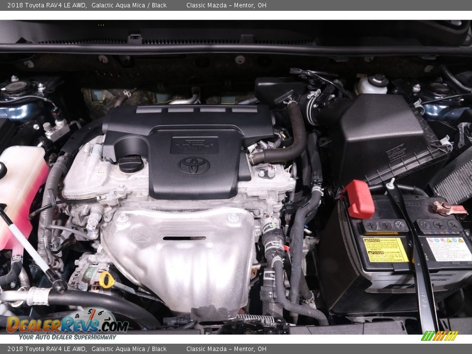 2018 Toyota RAV4 LE AWD Galactic Aqua Mica / Black Photo #18