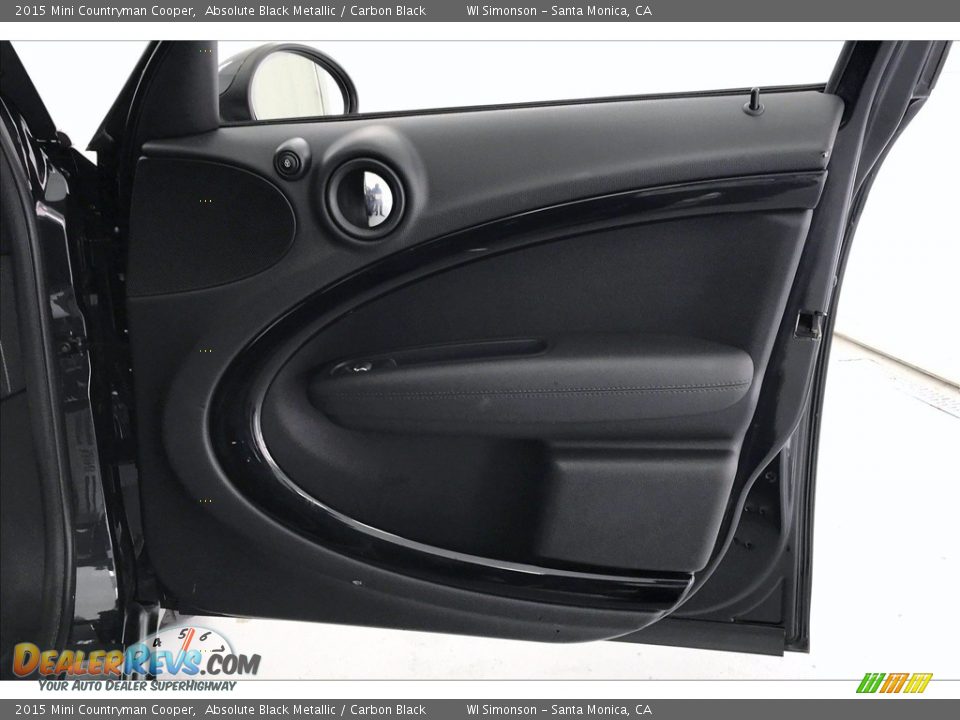 2015 Mini Countryman Cooper Absolute Black Metallic / Carbon Black Photo #30