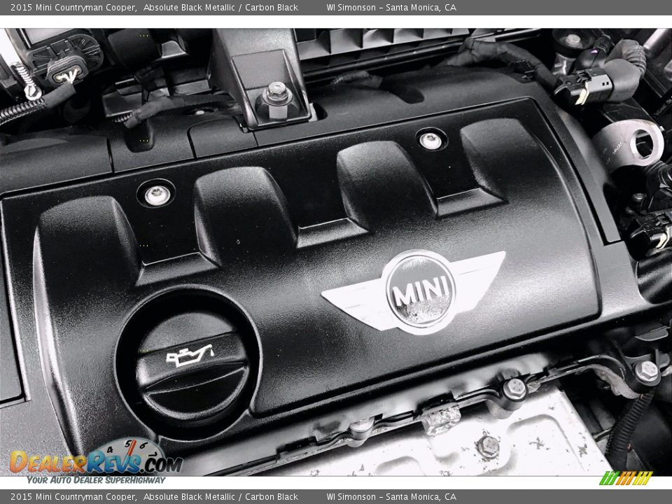 2015 Mini Countryman Cooper Absolute Black Metallic / Carbon Black Photo #31