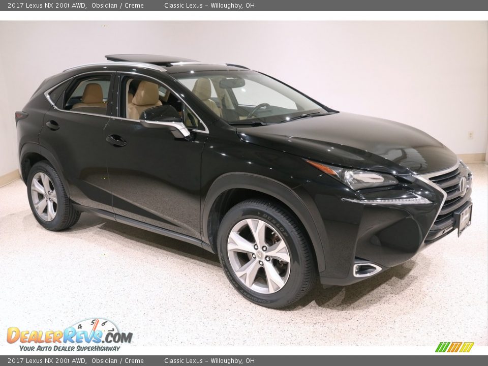 2017 Lexus NX 200t AWD Obsidian / Creme Photo #1