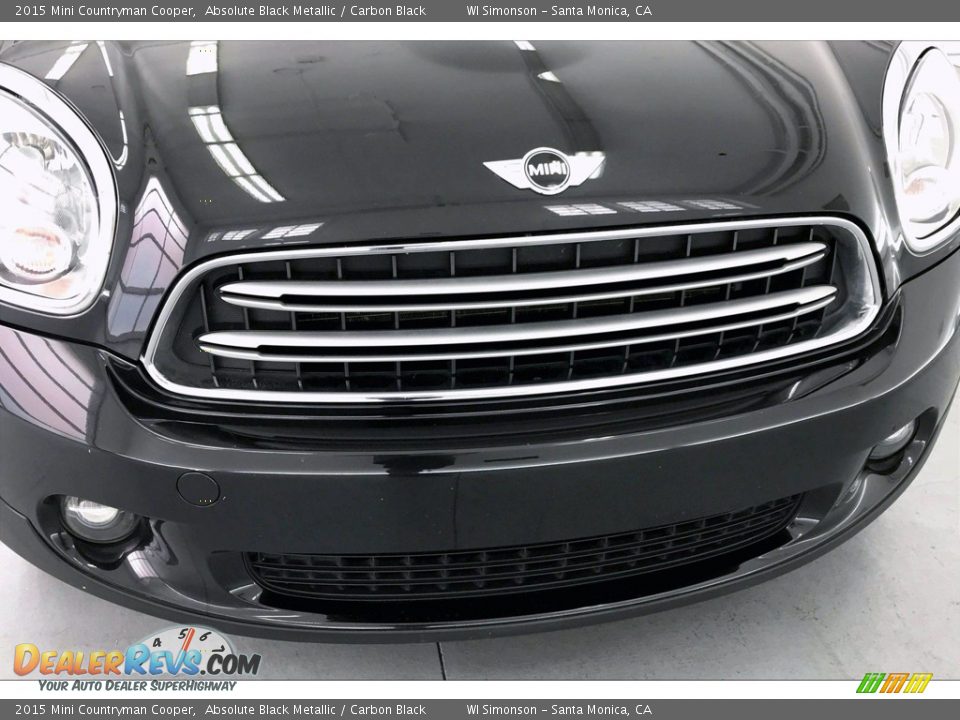 2015 Mini Countryman Cooper Absolute Black Metallic / Carbon Black Photo #33