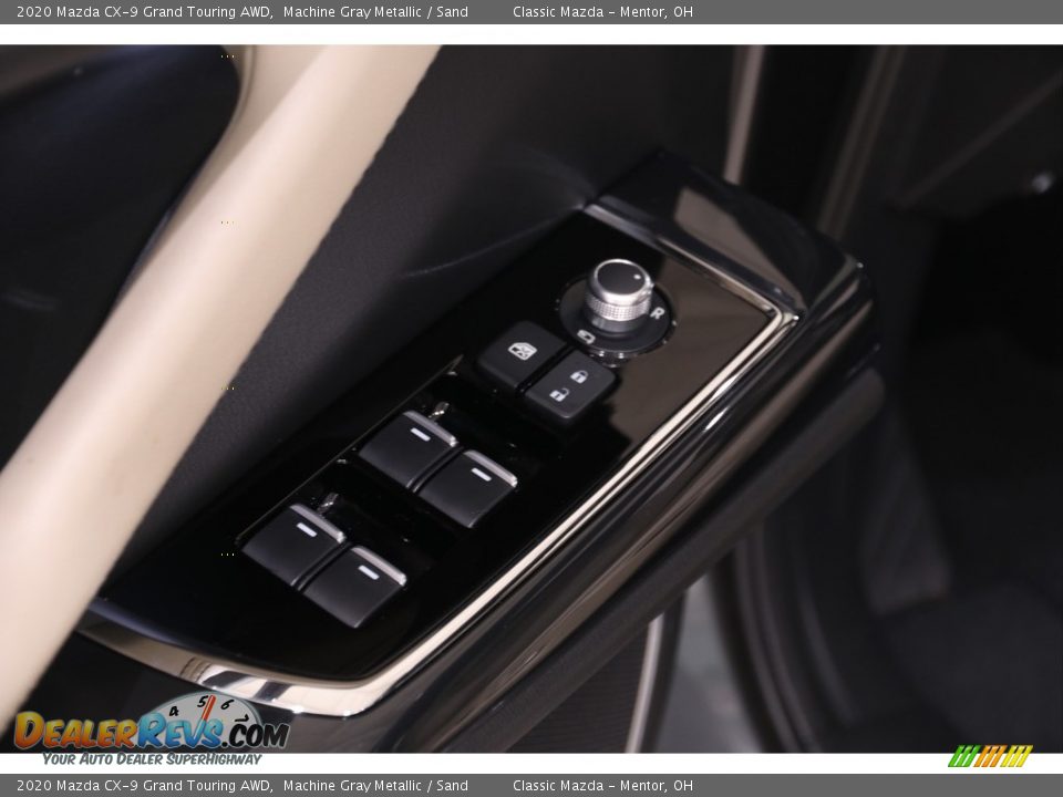 2020 Mazda CX-9 Grand Touring AWD Machine Gray Metallic / Sand Photo #5