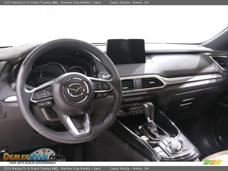 2020 Mazda CX-9 Grand Touring AWD Machine Gray Metallic / Sand Photo #8