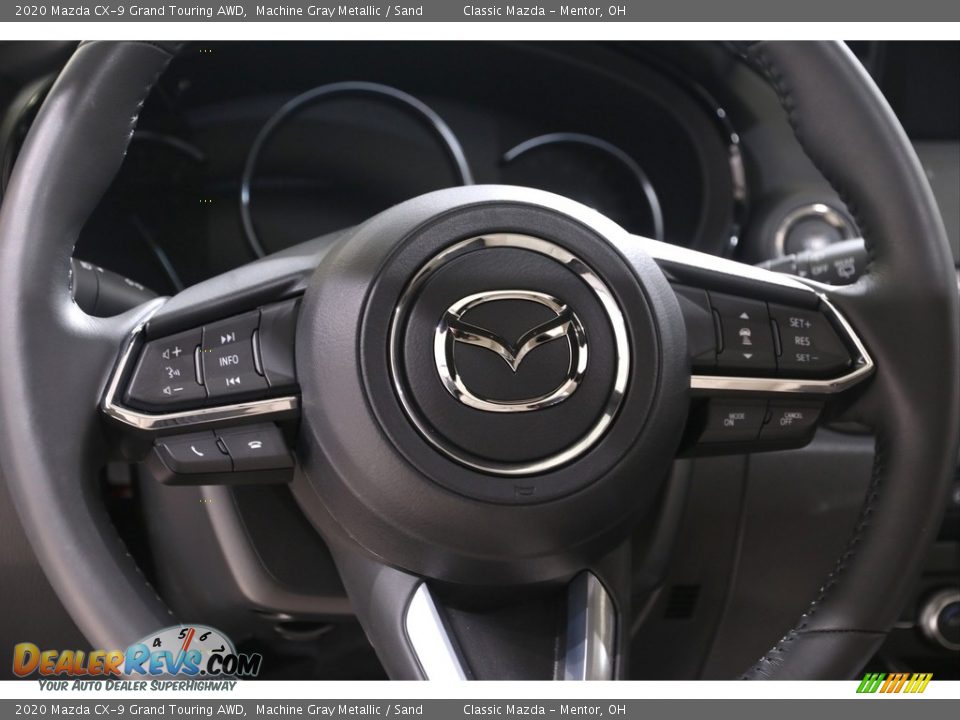 2020 Mazda CX-9 Grand Touring AWD Machine Gray Metallic / Sand Photo #9