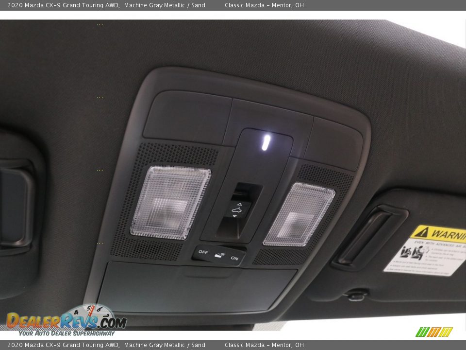 2020 Mazda CX-9 Grand Touring AWD Machine Gray Metallic / Sand Photo #11