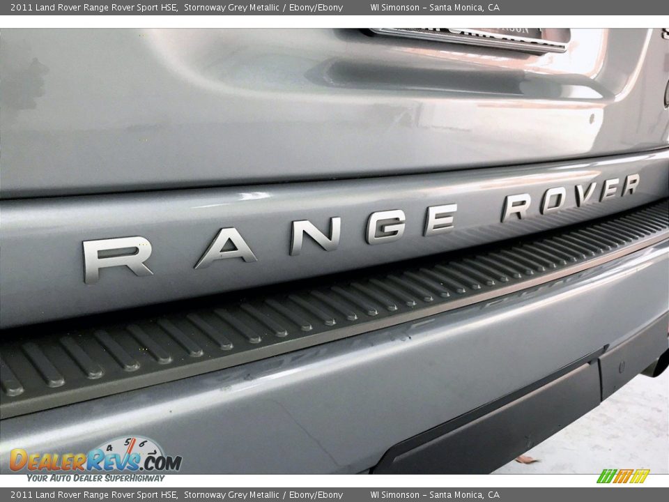 2011 Land Rover Range Rover Sport HSE Stornoway Grey Metallic / Ebony/Ebony Photo #7