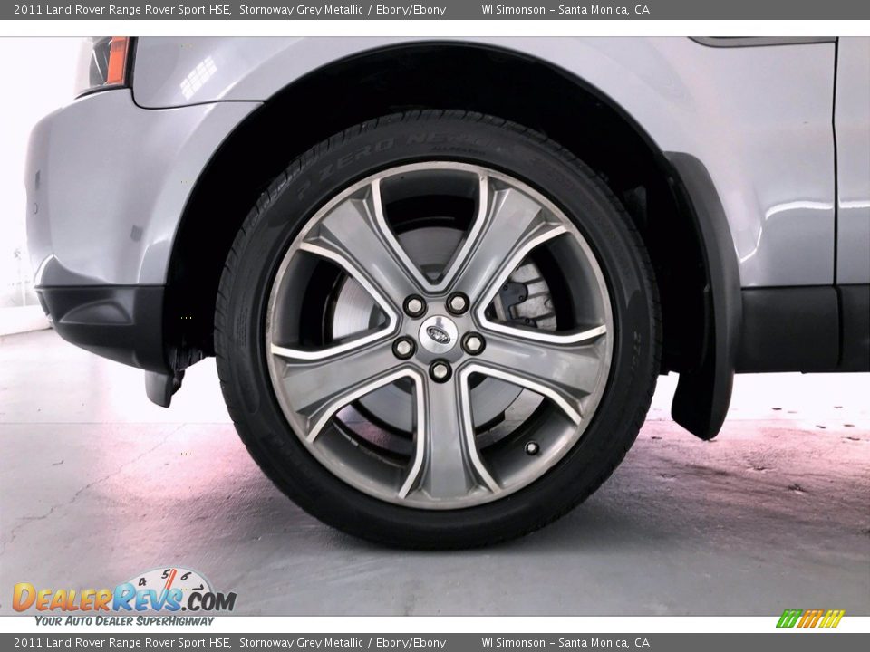 2011 Land Rover Range Rover Sport HSE Stornoway Grey Metallic / Ebony/Ebony Photo #8