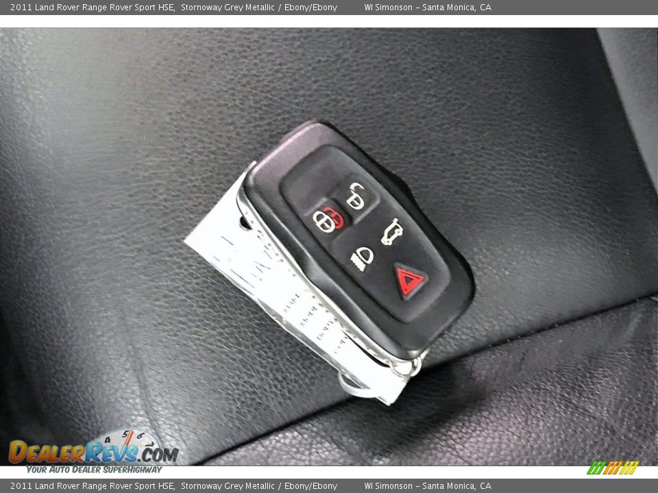 2011 Land Rover Range Rover Sport HSE Stornoway Grey Metallic / Ebony/Ebony Photo #11