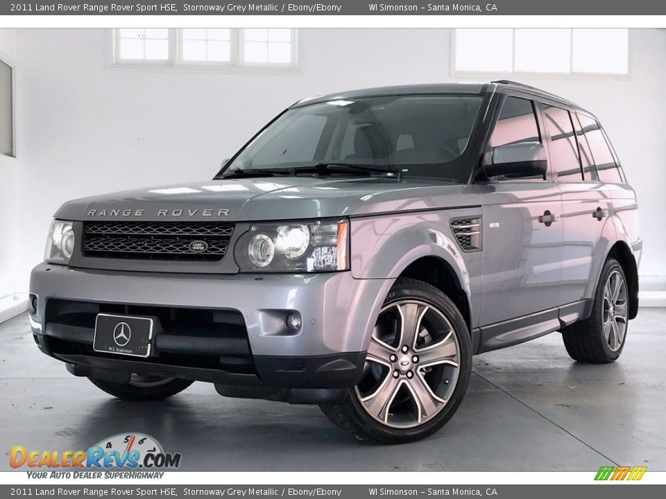 2011 Land Rover Range Rover Sport HSE Stornoway Grey Metallic / Ebony/Ebony Photo #12