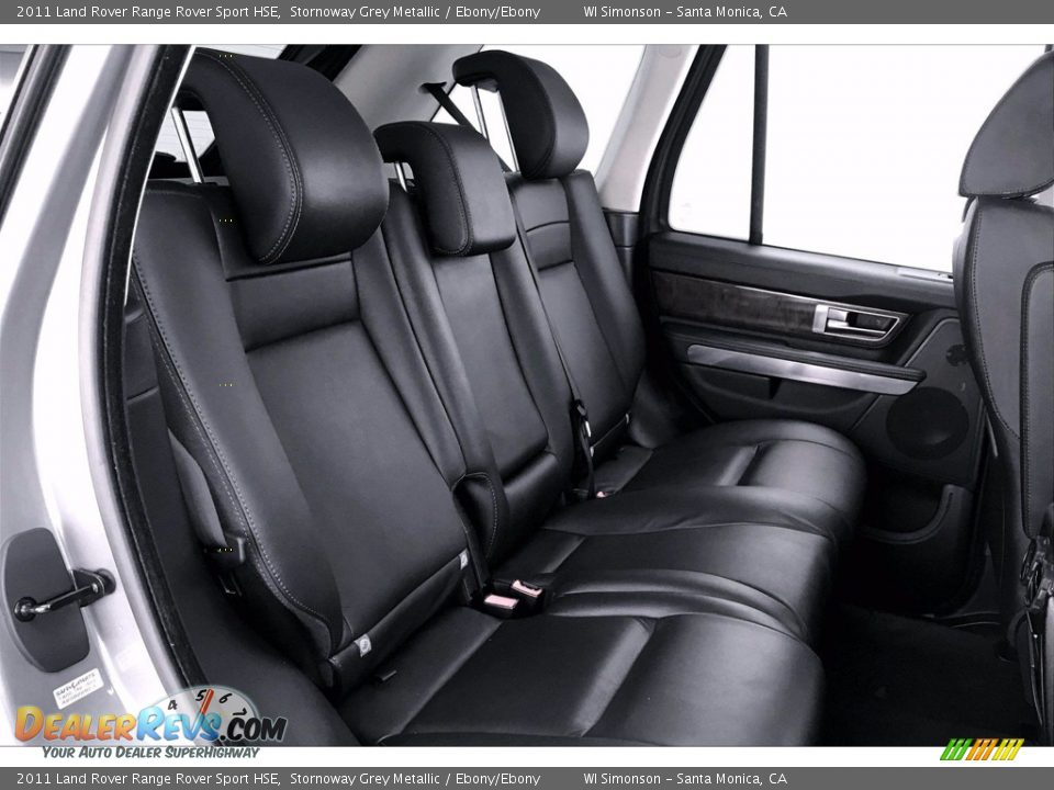 2011 Land Rover Range Rover Sport HSE Stornoway Grey Metallic / Ebony/Ebony Photo #13