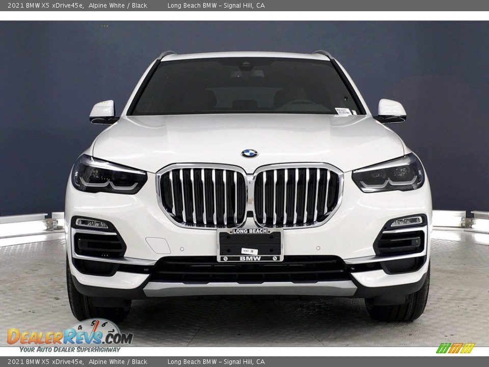 2021 BMW X5 xDrive45e Alpine White / Black Photo #2