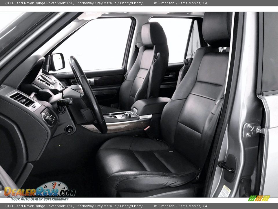 2011 Land Rover Range Rover Sport HSE Stornoway Grey Metallic / Ebony/Ebony Photo #14