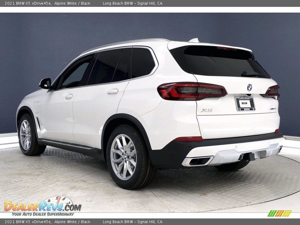 2021 BMW X5 xDrive45e Alpine White / Black Photo #3