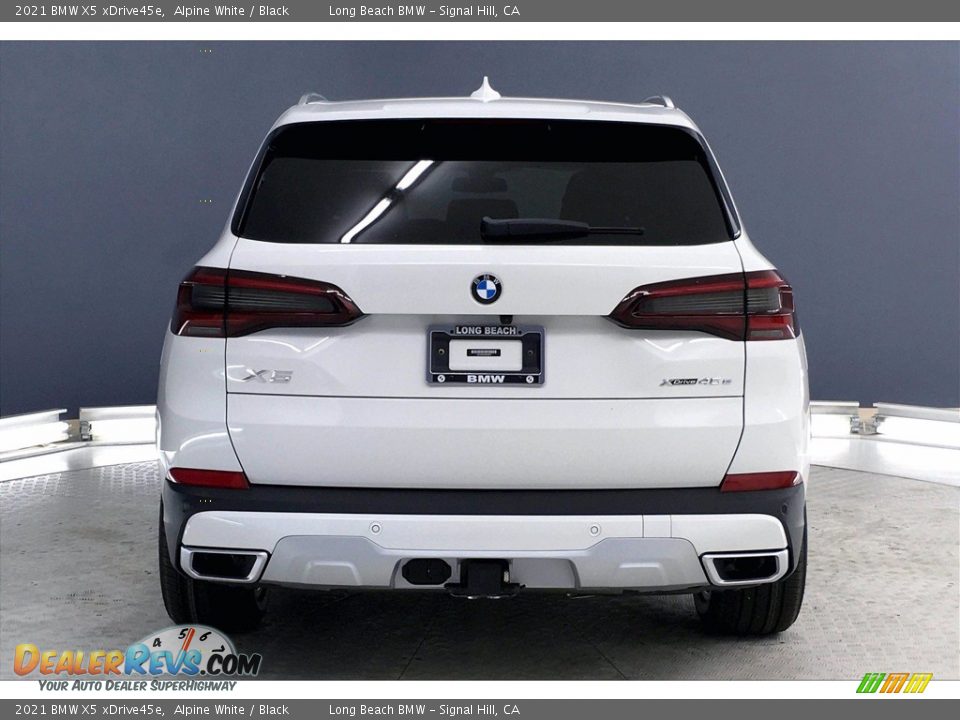 2021 BMW X5 xDrive45e Alpine White / Black Photo #4