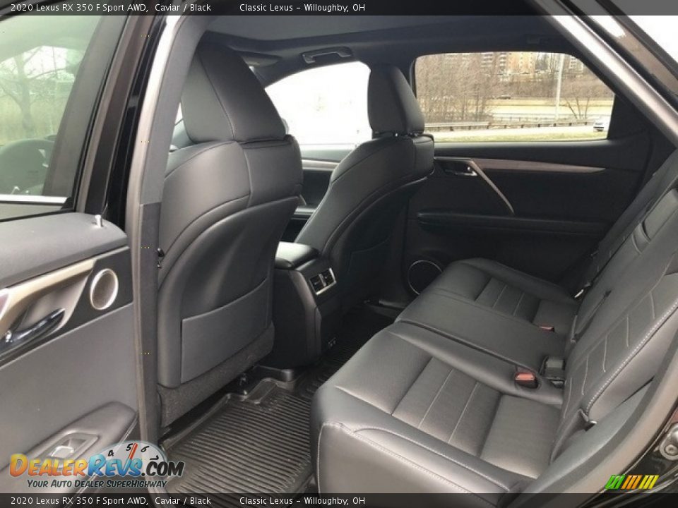 Rear Seat of 2020 Lexus RX 350 F Sport AWD Photo #3