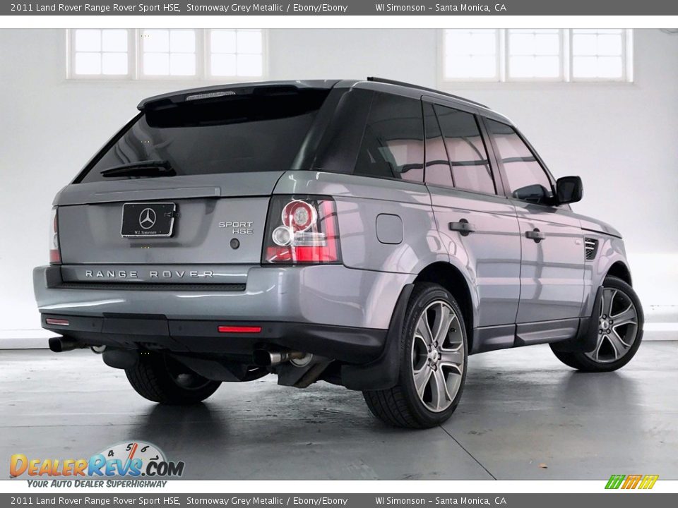 2011 Land Rover Range Rover Sport HSE Stornoway Grey Metallic / Ebony/Ebony Photo #16