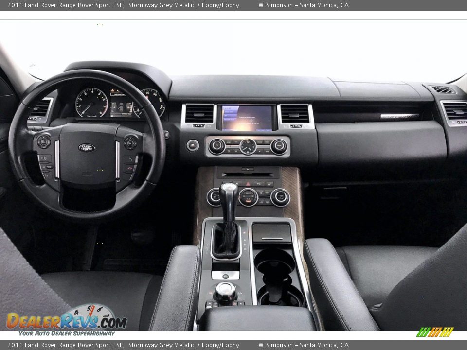 2011 Land Rover Range Rover Sport HSE Stornoway Grey Metallic / Ebony/Ebony Photo #17