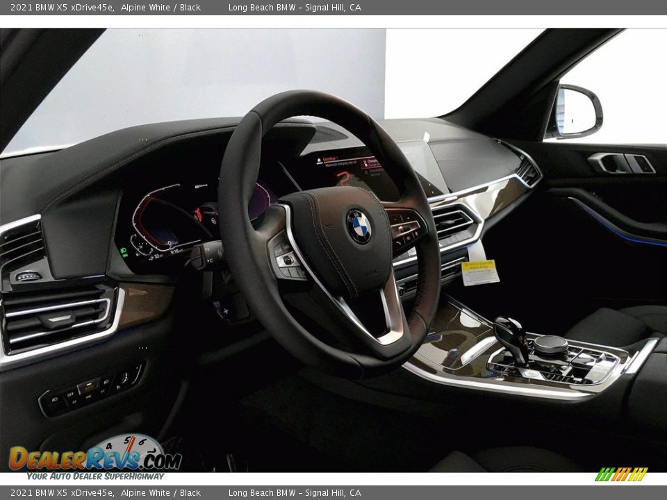 2021 BMW X5 xDrive45e Alpine White / Black Photo #7