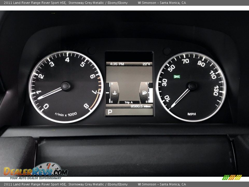 2011 Land Rover Range Rover Sport HSE Stornoway Grey Metallic / Ebony/Ebony Photo #20