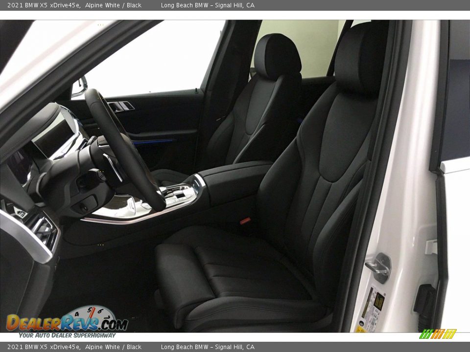 2021 BMW X5 xDrive45e Alpine White / Black Photo #9