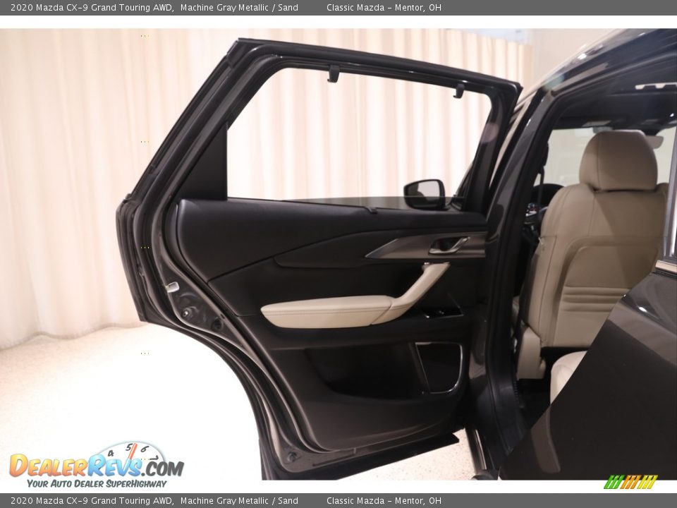 2020 Mazda CX-9 Grand Touring AWD Machine Gray Metallic / Sand Photo #28