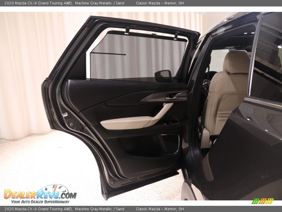 2020 Mazda CX-9 Grand Touring AWD Machine Gray Metallic / Sand Photo #29