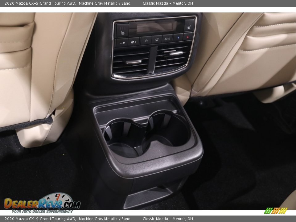 2020 Mazda CX-9 Grand Touring AWD Machine Gray Metallic / Sand Photo #32