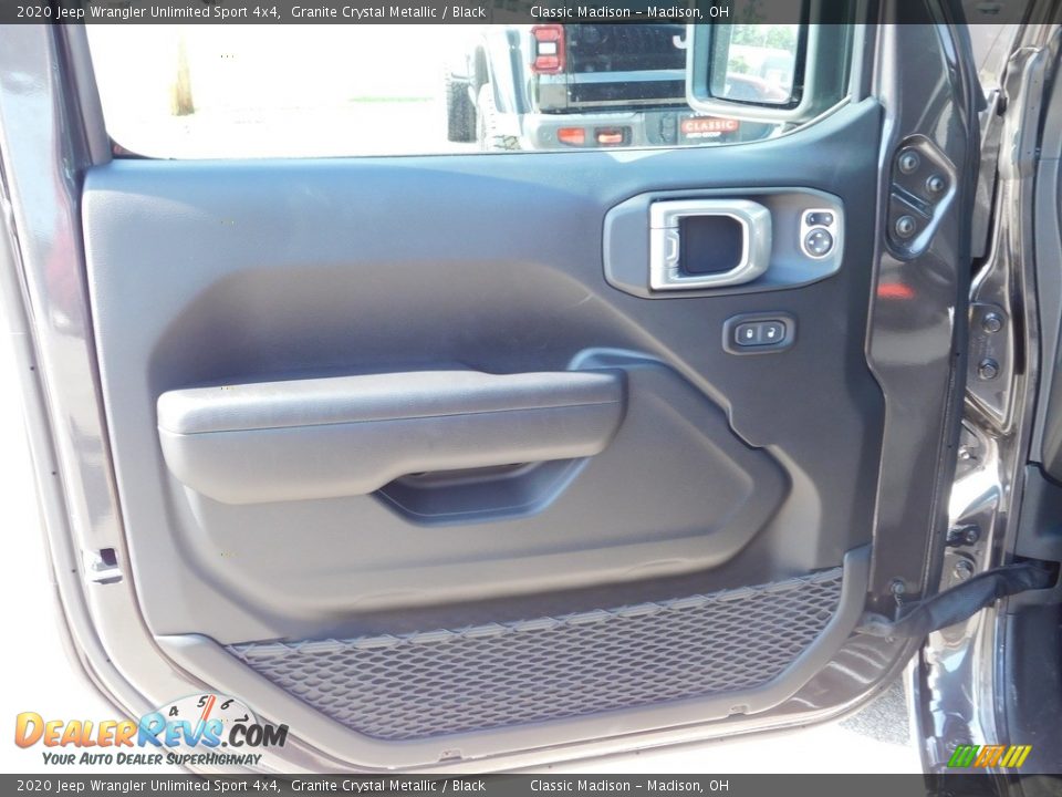 2020 Jeep Wrangler Unlimited Sport 4x4 Granite Crystal Metallic / Black Photo #8