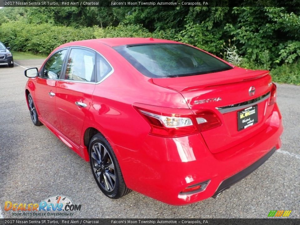 2017 Nissan Sentra SR Turbo Red Alert / Charcoal Photo #2