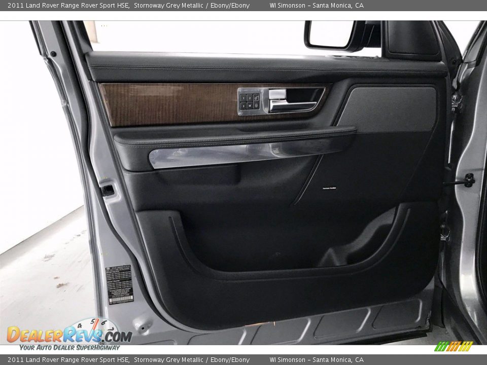 2011 Land Rover Range Rover Sport HSE Stornoway Grey Metallic / Ebony/Ebony Photo #25