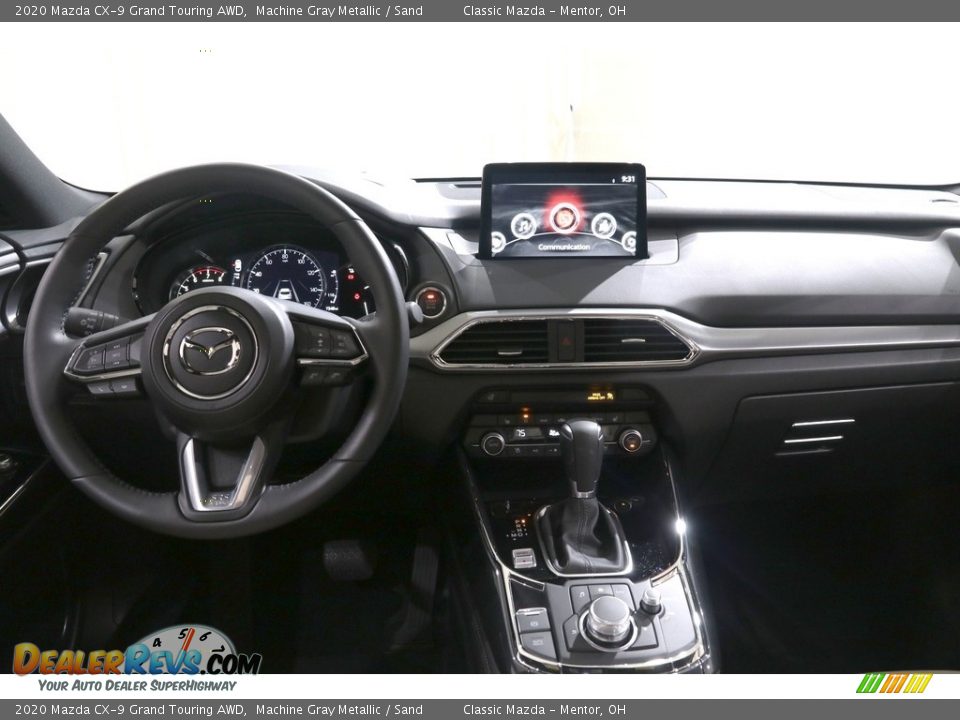 2020 Mazda CX-9 Grand Touring AWD Machine Gray Metallic / Sand Photo #34