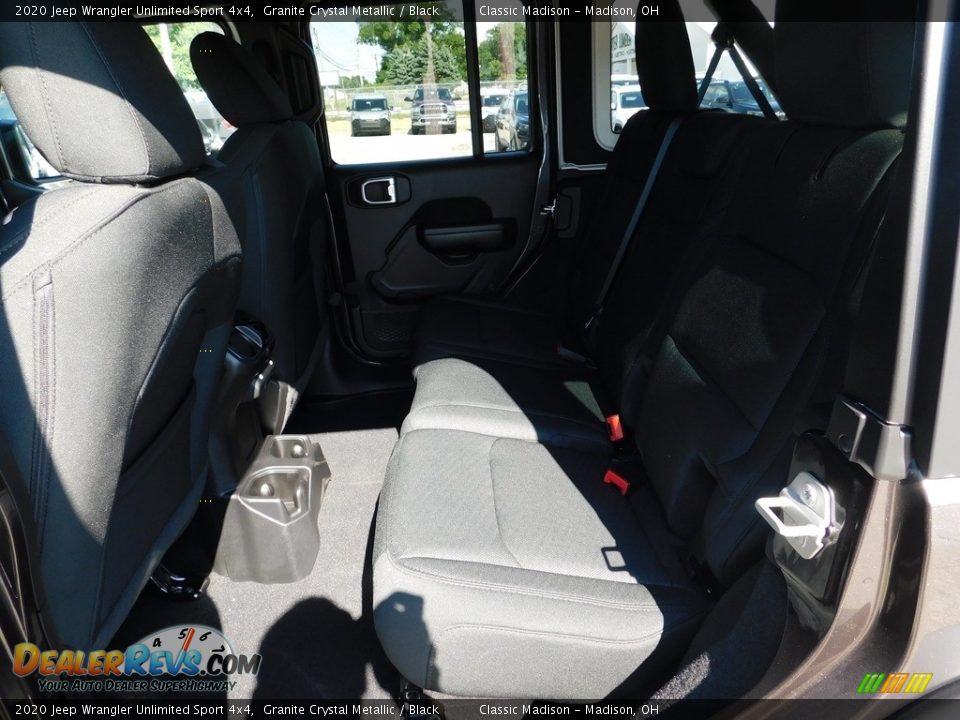 2020 Jeep Wrangler Unlimited Sport 4x4 Granite Crystal Metallic / Black Photo #10