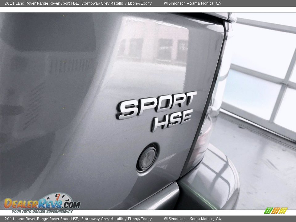 2011 Land Rover Range Rover Sport HSE Stornoway Grey Metallic / Ebony/Ebony Photo #27