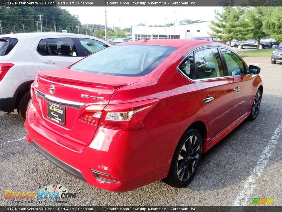 2017 Nissan Sentra SR Turbo Red Alert / Charcoal Photo #4