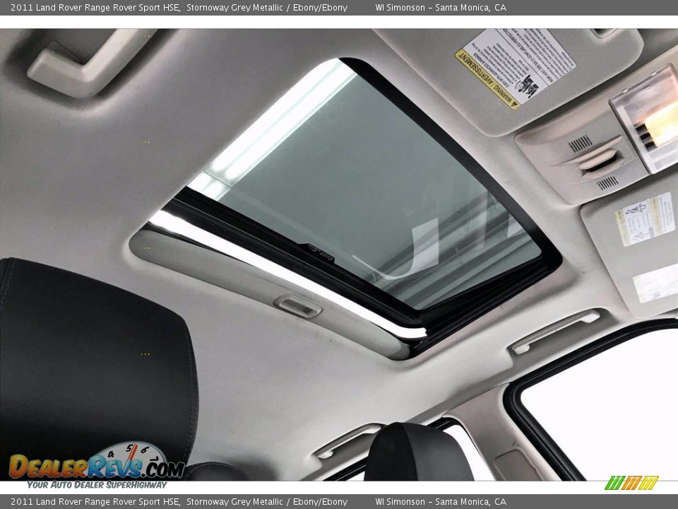 2011 Land Rover Range Rover Sport HSE Stornoway Grey Metallic / Ebony/Ebony Photo #29