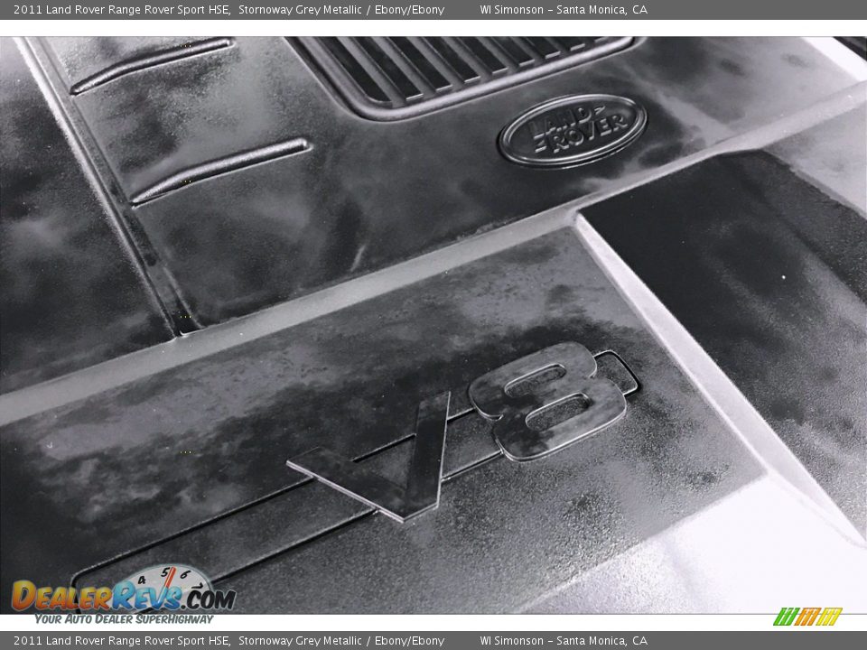 2011 Land Rover Range Rover Sport HSE Stornoway Grey Metallic / Ebony/Ebony Photo #31