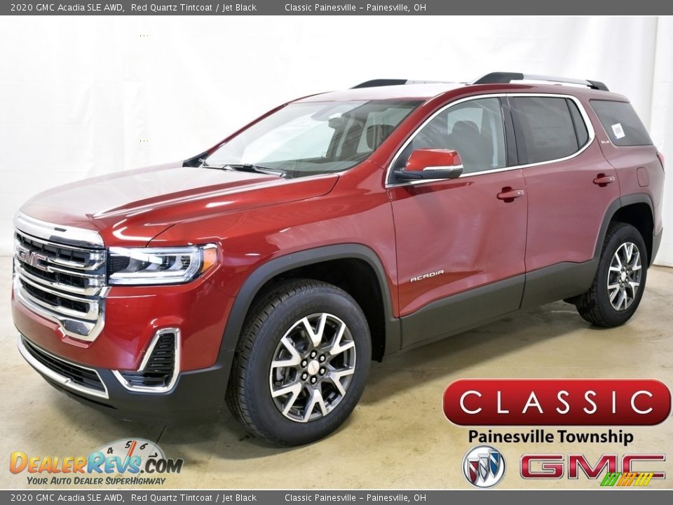2020 GMC Acadia SLE AWD Red Quartz Tintcoat / Jet Black Photo #1