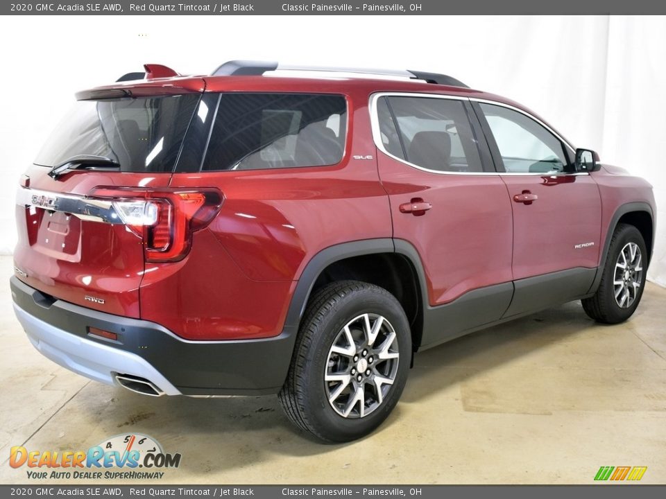 2020 GMC Acadia SLE AWD Red Quartz Tintcoat / Jet Black Photo #2