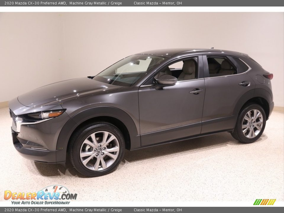 2020 Mazda CX-30 Preferred AWD Machine Gray Metallic / Greige Photo #3