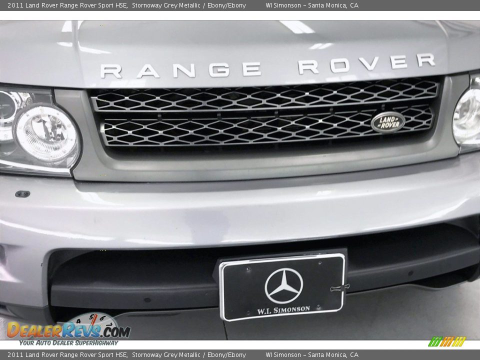 2011 Land Rover Range Rover Sport HSE Stornoway Grey Metallic / Ebony/Ebony Photo #33