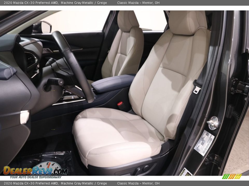 2020 Mazda CX-30 Preferred AWD Machine Gray Metallic / Greige Photo #5